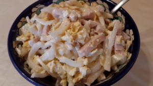 Russian White Radish Salad